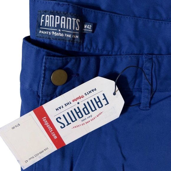 Fanpants Blue Shorts - Size 42 NWT - Picture 3 of 4